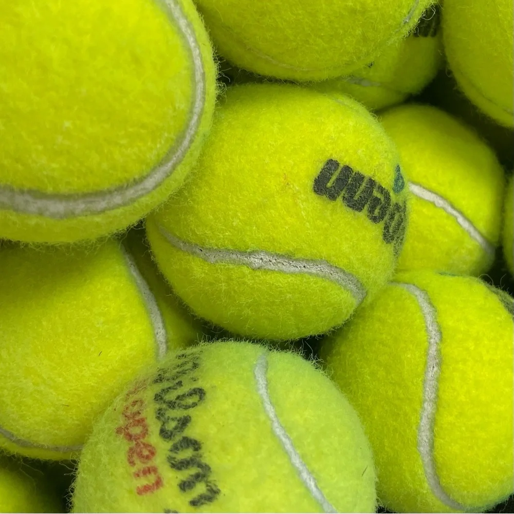 50 Used Tennis Balls for Dogs Assorted Bulk Lot